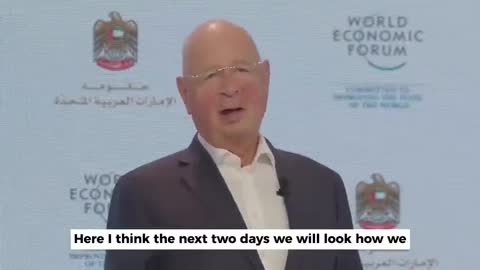 Klaus Schwab: We are here to design the great narrative