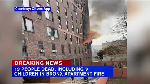 Breaking: NY Bronx apartment catches fire.