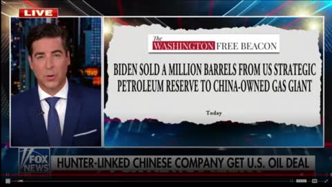 Joe Biden sold US oil to Chinese company connected to Hunter Biden