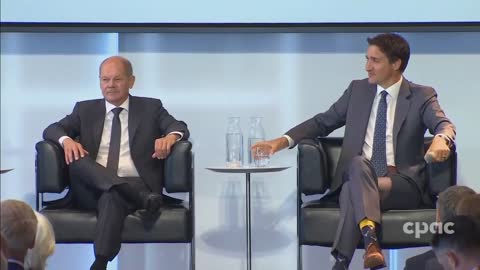 Canadian Prime Minister Justin Trudeau and German chancellor address business leaders in Toronto – August 23, 2022