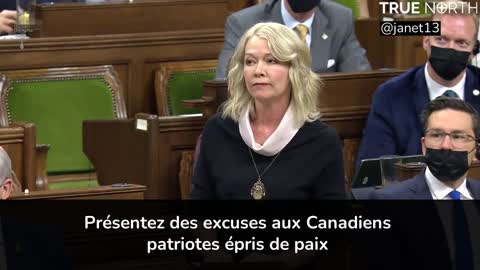 La députée canadienne Candice Bergen interpelle Justin Trudeau