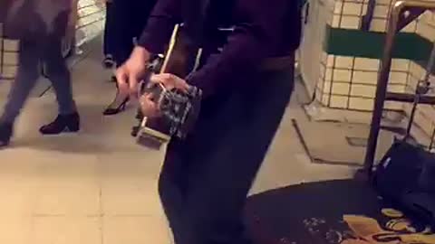 Now that's busking