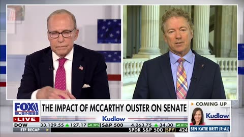 Dr. Rand Paul Tells Kudlow: Congress Is More Concerned About Ukraine's Border Than Our Own