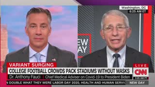 Fauci Gets Triggered By College Students Packing Football Stadiums