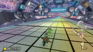 Mario Kart 8 Deluxe Switch Princess Peach Part 16 Rainbow Road