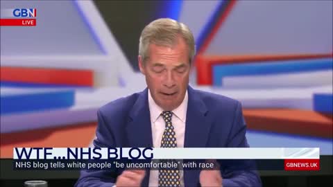 BREAKING : Nigel Farage On NHS Anti Racism!!! TNTV.