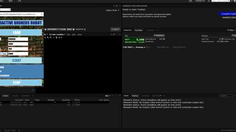 Interactive Brokers Robot For Stock Trading - Live Performance!