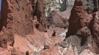 Rainbow Valley at Atacama desert in Chile