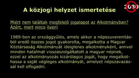 Az alaptörvény semmis