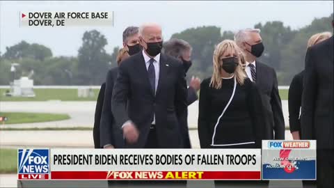 WATCH: Biden Appears To Check Watch During the Dignified Transfer Ceremony