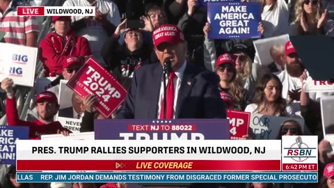 Trump Rally WildWood New Jersey