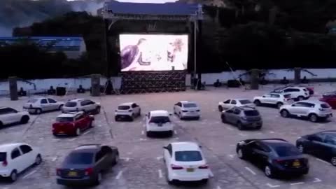 Autocine en prueba piloto