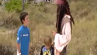 Captain Jack Sparrow sings Happy Birthday