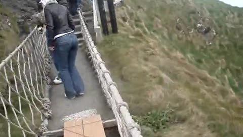 Carrick-a-Rede Rope Bridge (Northern Ireland, April, 2009)