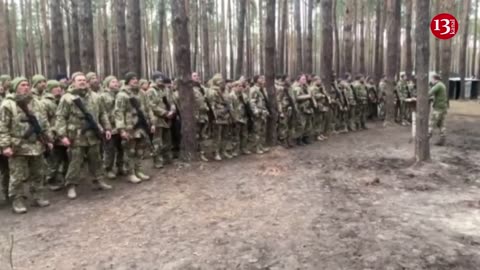 Footage of Ukrainian army preparing for a new attack with high morales