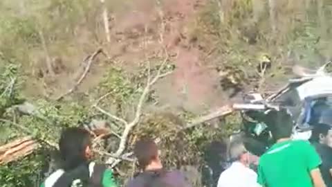 Detalles del accidente de un bus con 40 pasajeros en Bucaramanga