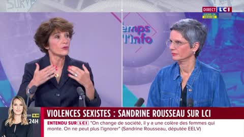 Sandrine Rousseau quitte le plateau