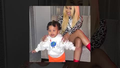 Nicki Minaj Son Papa Bear Having His Hair Braided While Playing With Toy's & Enjoying Snacks!❤️