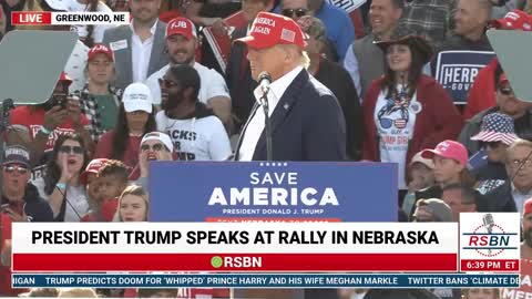 May 1st, 2022: President Donald J Trump, Save Amrica Rally Nebraska