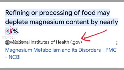 Magnesium deficiency and illness