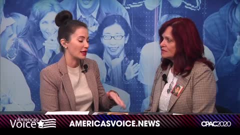 Sabine at CPAC With America's Voice