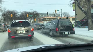 Funeral limo escort