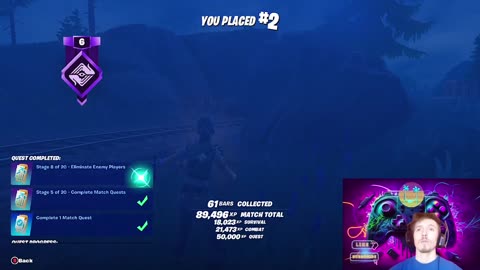 Fortnite 2nd Ranked Silver match