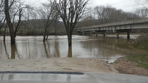 Flooded James river