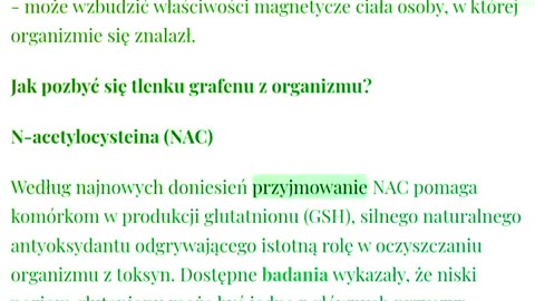 Antidotum na szczypawki i grafen jest nadzieja KWAS HUMINOWY...