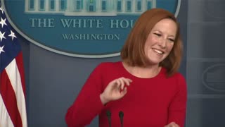 Psaki: “I’m going to try not to say anything that gets me fired today.”