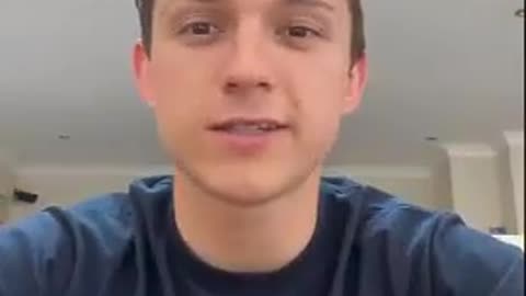 Tom Holland wanted to say thank you all