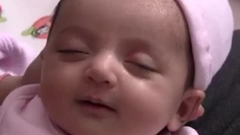 Funny beautiful cute baby