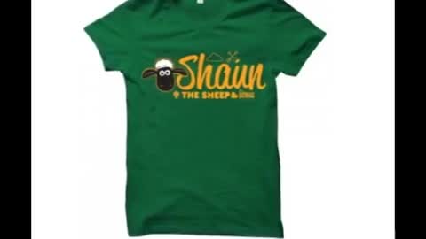 Shaun the Sheep Black T Shirt India