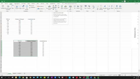 Pt 1 Excel Graphing w Error Bars