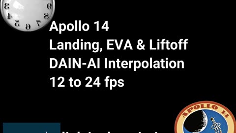 Apollo 14 in 24fps: Landing, Moonwalk & Liftoff