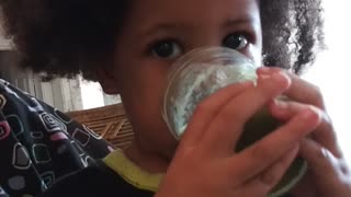 Grandma pranks grandson about turning into an Alien after drinking green juice