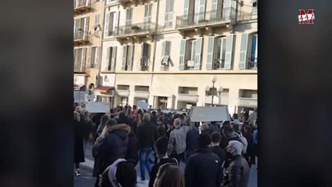 Nice : manifestation contre les mesures sanitaires 11/2020