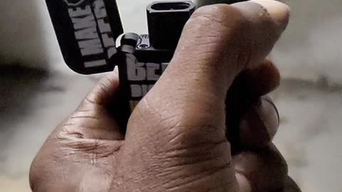 Torch lighter in super slow mo