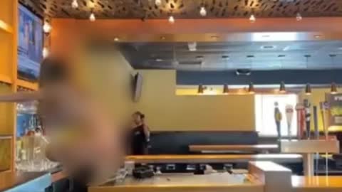 Naked woman destroys two restaurants, gets tased by police