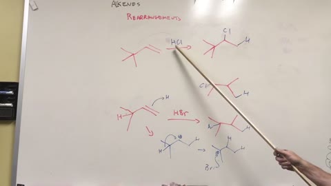 Alkene Additions - Rearrangements