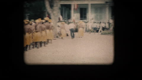 Parade and Ceremony in New Caledonia, circa 1955