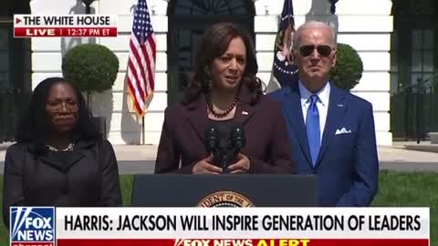 Kamala Harris: They will see for the first time, FOUR WOMEN sitting on that court at one time