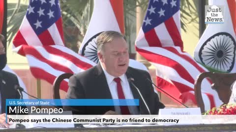 Pompeo says the Chinese Communist Party is no friend to democracy