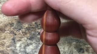 Spinning The First Mini Fairy spindle