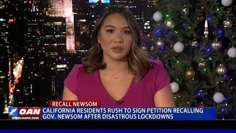 California residents rush to sign petition recalling Gov. Newsom after disastrous lockdowns