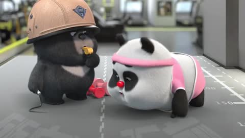 Special training (grab red envelopes)?#Panda funny anime