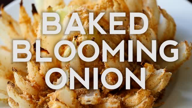 Zesty Baked Blooming Onion