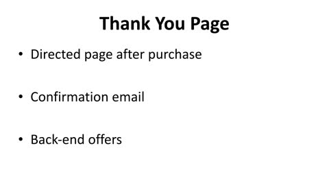Adding Your Offer to Other People's Thank You Page