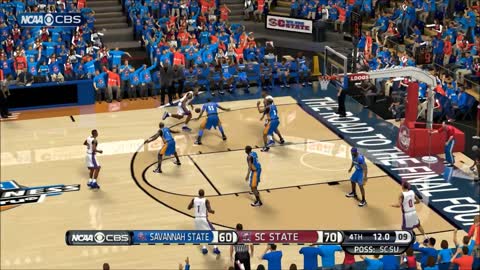 NBA 2k14 HBCU Mod SC State vs Savannah State March Madness First Round Action