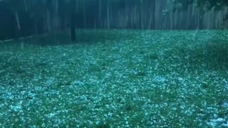 Hail Storm in Bryan Texas